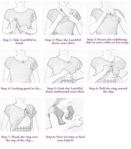Breastfeeding Shirt Clip - Hands-Free Nursing Shirt Strap